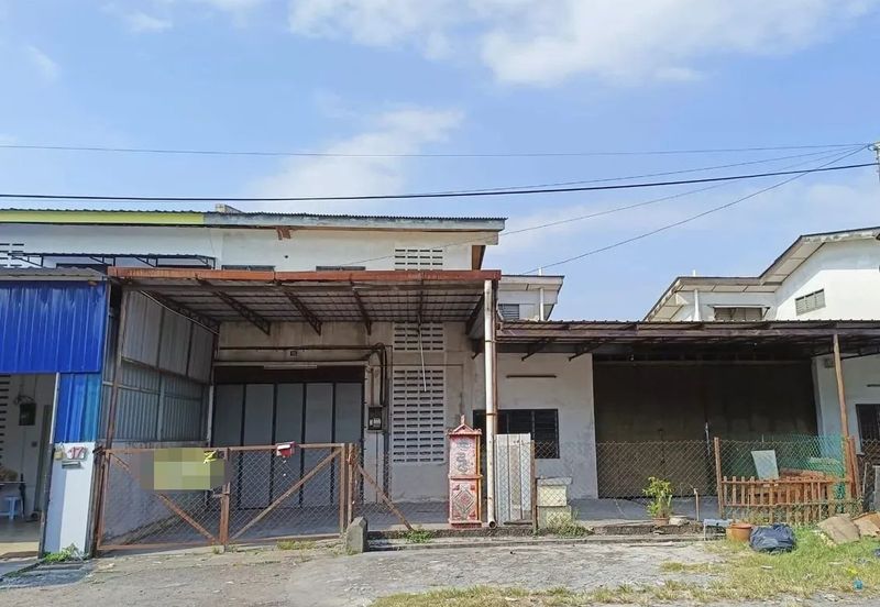 Ipoh pengkalan 1 super big fully covered semi-d factory for rent