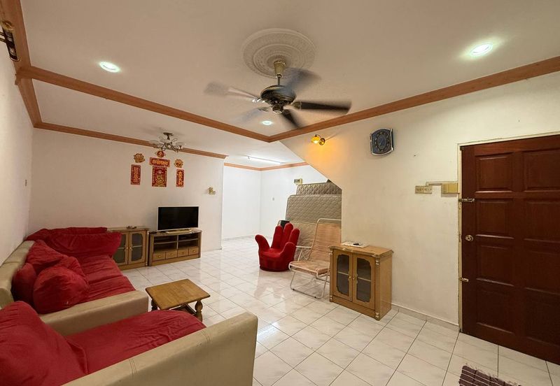 Ipoh bercham fully furnished renovated double storey house for rent