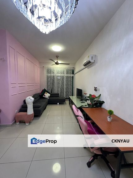 Ipoh meru prima fully furnished renovated 3 rooms condo for rent, Perak, Kinta
