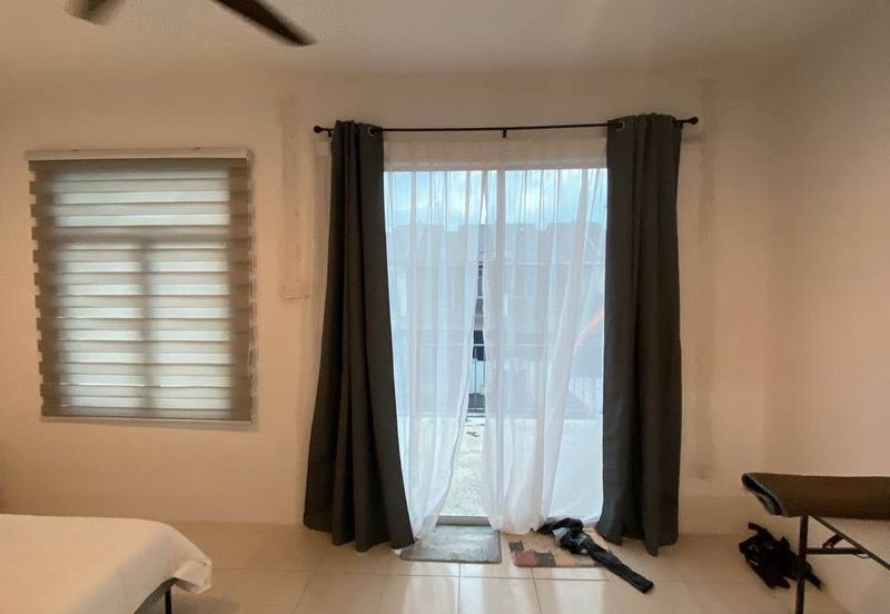 Ipoh meru chepor partial furnished double storey house for rent