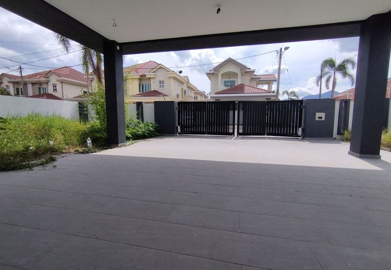 Ipoh pasir puteh taman sinfar 2 sty bungalow corner house for sale