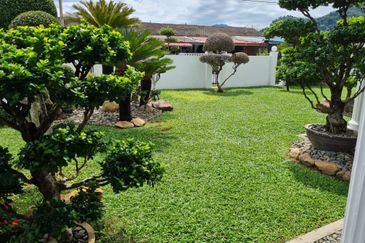 Ipoh bercham bandar baru putra fully furnished single storey corner house for rent