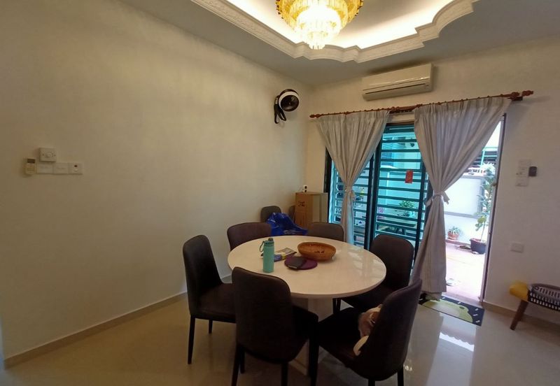 Ipoh sunway garden villa fully furnished 2 sty semi-d house for rent