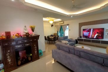 Ipoh sunway garden villa fully furnished 2 sty semi-d house for rent