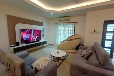 Ipoh sunway garden villa fully furnished 2 sty semi-d house for rent