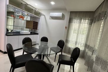 Ipoh garden east fully furnished double storey corner house for rent