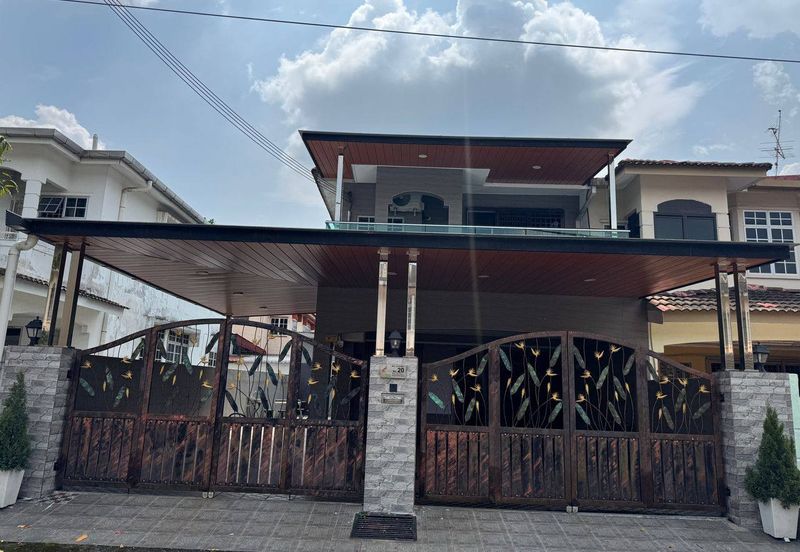 Ipoh bercham anjung double storey inter corner house for rent
