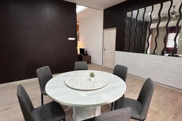 Ipoh botani margosa fully furnished double storey corner house for rent