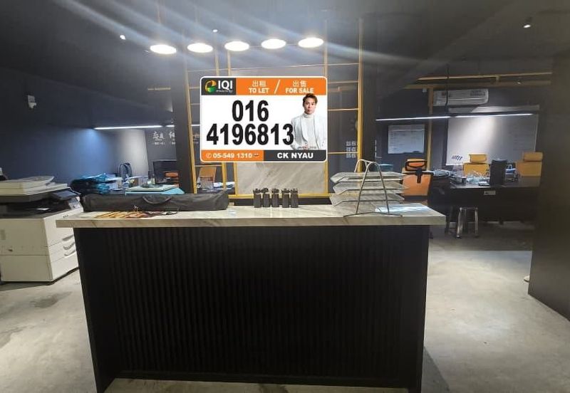 Ipoh town majestic fully furnished renovated bisnez office for sale