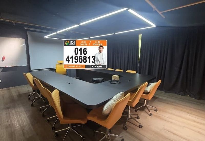 Ipoh town majestic fully furnished renovated bisnez office for sale