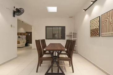 Ipoh pasir pinji hoover fully furnished renovated single storey house for rent