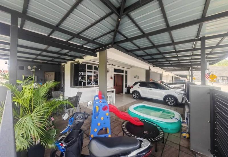 Ipoh meru perdana partial furnished renovated single storey house for rent