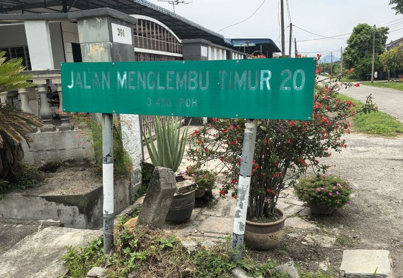 Ipoh menglembu timur super big residential bungalow land for sale