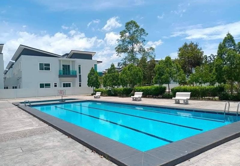 Ipoh tasek nova fully furnished 2 storey semi-d house for rent