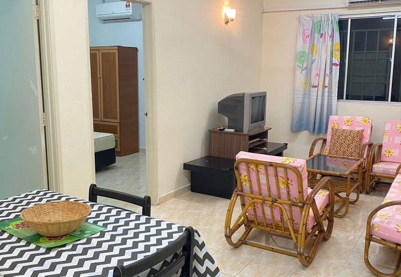 Ipoh tambun permai lake view fully furnished ground apartment for rent