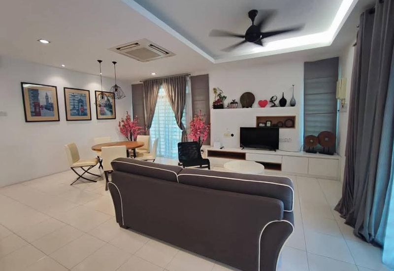 Ipoh bercham anjung megah fully furnished renovated 3 storey house for rent
