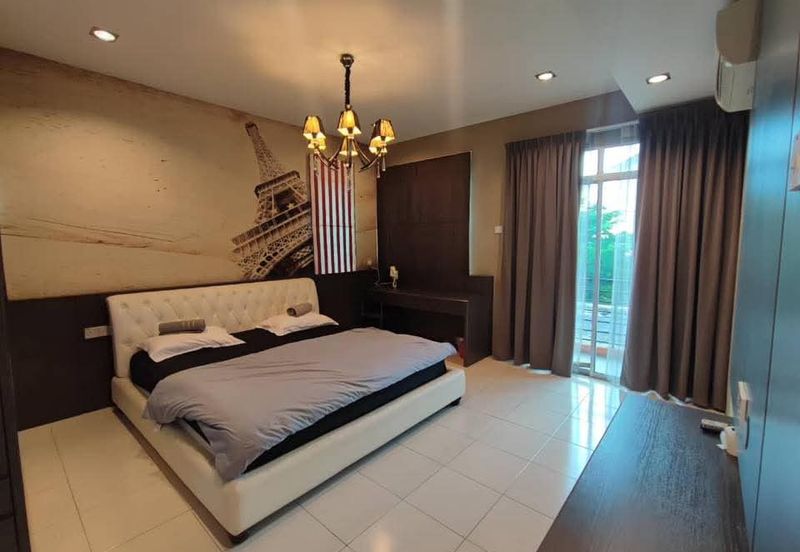 Ipoh bercham anjung megah fully furnished renovated 3 storey house for rent