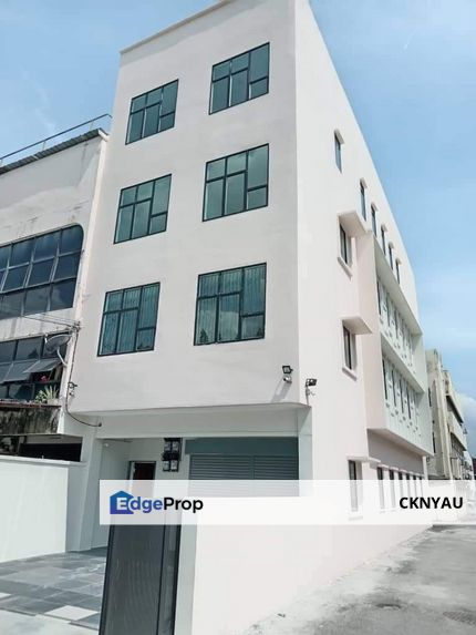 Ipoh town freehold super long renovated 4 storey shoplot for rent, Perak, Ipoh