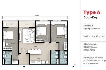 Batu Kawan's First Triple Key Concept Serviced Apartment