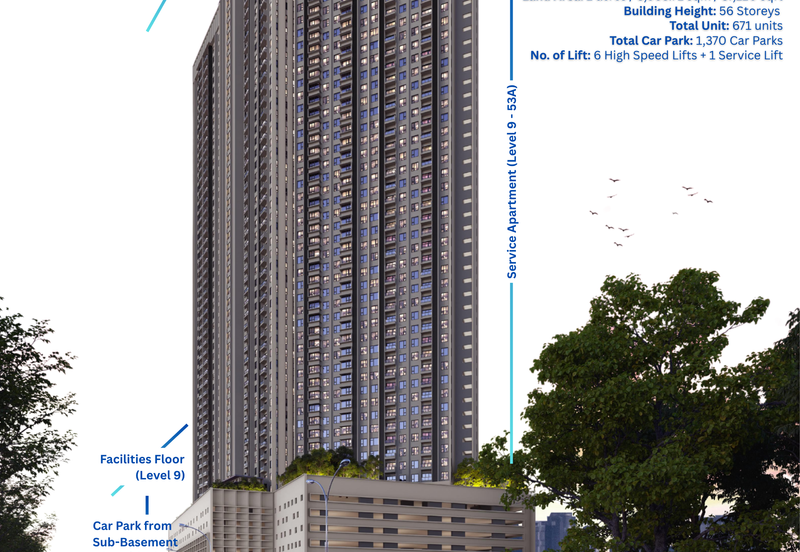 Exsim Penang Luxury Seafront Service Apartment (Opposite E-Gate Gelugor, Near Penang Bridge)