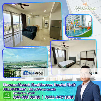 Havana Beach Residences - Full Furnished unit for Rent, Penang, Bayan Lepas
