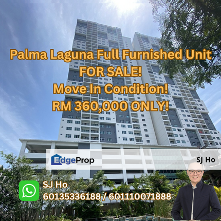 Palma Laguna Low Mid Floor Full Furnished, Penang, Seberang Perai