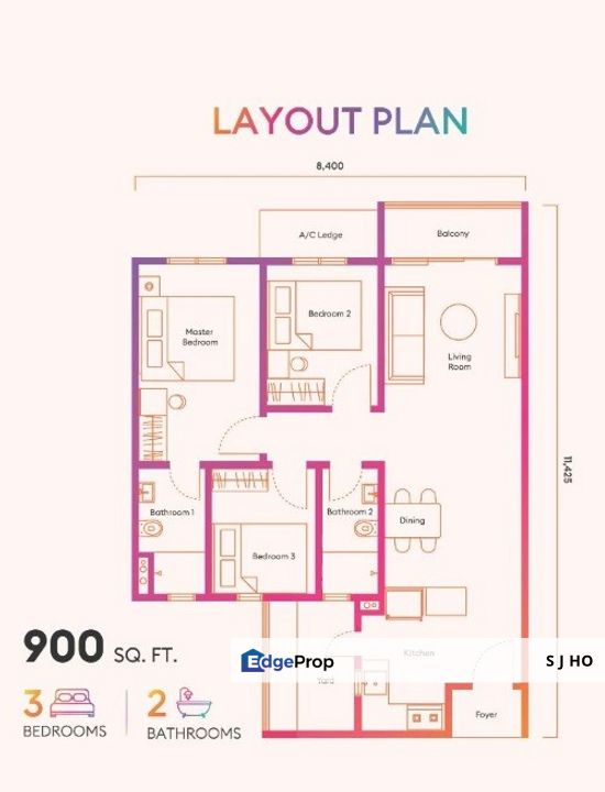 Iconic Harmony Alma Affordable Housing Condominium, Penang, Bukit Mertajam