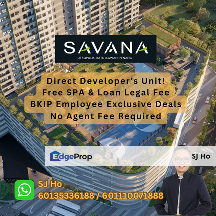 4 Bedroom Full Furnished Condo - Savana @ Utropolis - BKIP Staff Special Deal, Penang, Batu Kawan