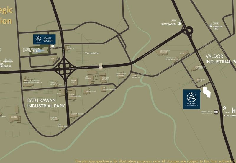 A-Park Industrial Park Batu Kawan, Semi-Detached Factory for Sale