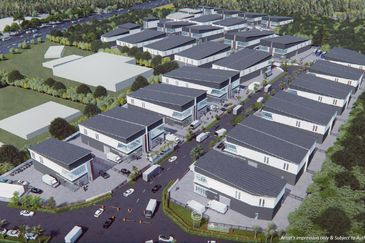 A-Park Industrial Park Batu Kawan, Semi-Detached Factory for Sale