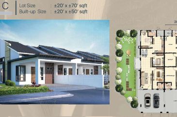 Rumah Mampu Milik Teres Setingkat di D'Aleena Tasek Gelugor