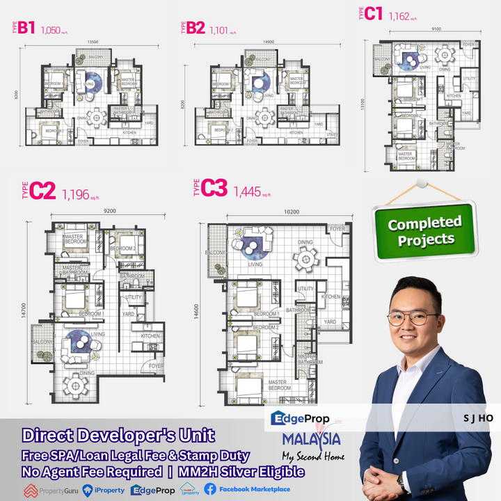 GEM Residences Prai - Completed Property Move in Condition, Penang, Seberang Jaya