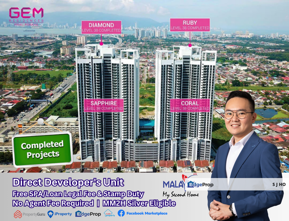 GEM Residences - This Year 2025 Completed Project, Penang, Seberang Jaya