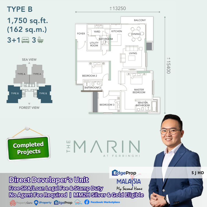 Award Winning Penang Holiday Home Condominium, Penang, Batu Ferringhi