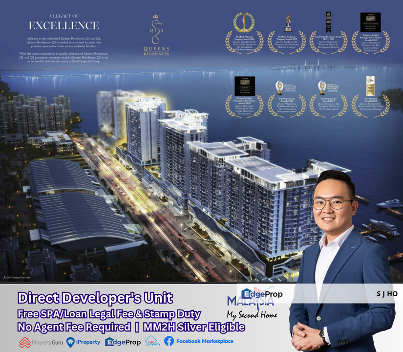 Queens Residences 3 @ Queens Waterfront - An Award Winning Property in Bayan Lepas, Penang, Bayan Lepas