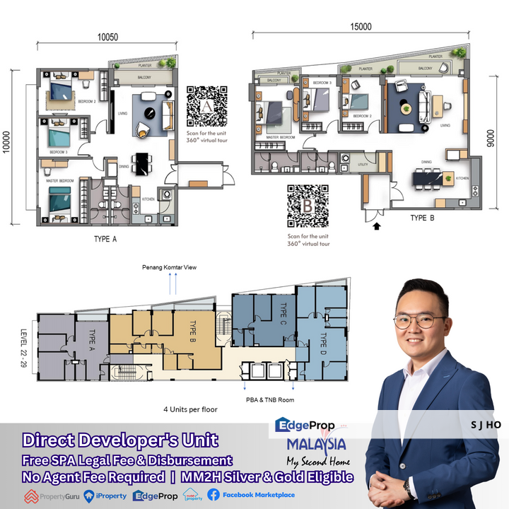 Super Luxurious Full Furnished, Ready Move in Condo at GeorgeTown CBD, Penang, Georgetown
