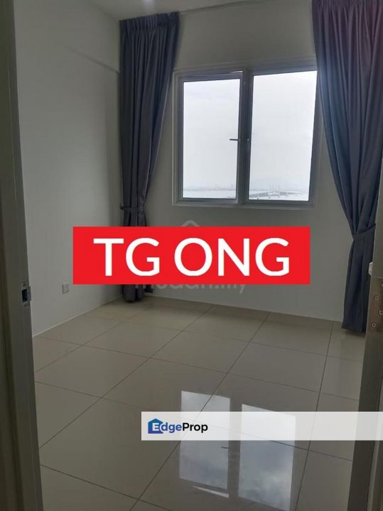 THE ZEN 850sf 2CP GELUGOR HIGH FLOOR SEA VIEW FULLY RENOVATED MOVE IN, Penang, Bayan Lepas