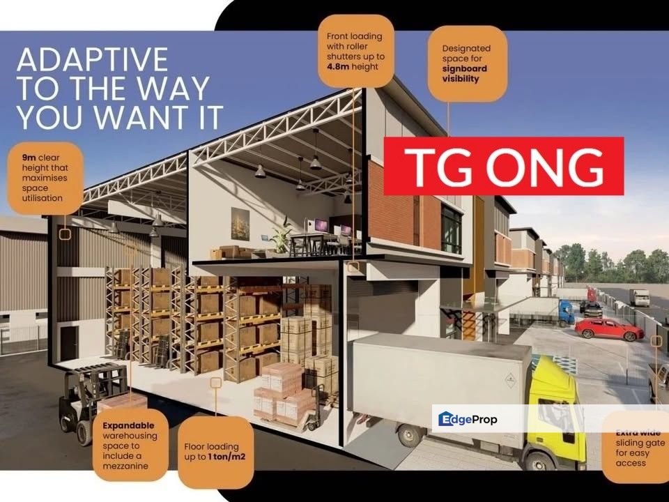 New Semi-D Light Industry Available For Rent , Penang, Bukit Minyak