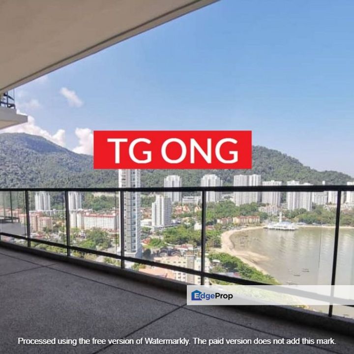 CONDOMINIUM LUXURY FOR SALE AT TANJUNG BUNGAH  FULL SEAVIEW AND FURNISH UNIT , Penang, Tanjung Bungah