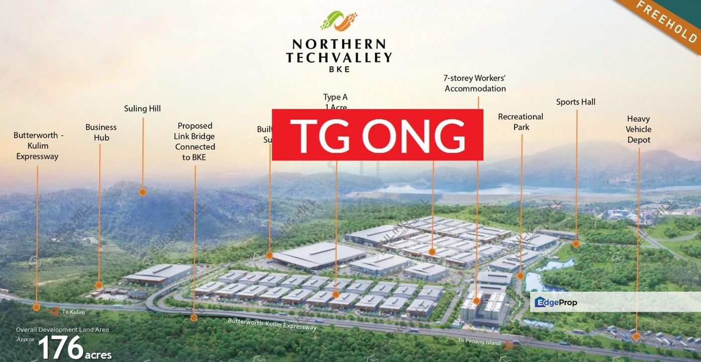 Northern TechValley @ BKE industrial park 1.5 Sty Detached Factory, Kedah, Kulim