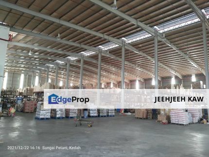 3.08 Acres Detached Factory for RENT @  Ria Jaya , Kedah, Sungai Petani