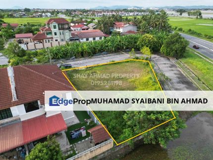 Tanah Lot Bungalow Untuk Dijual Corner Lot dan View Sawah Padi Yang Cantik, Kedah, Kota Setar