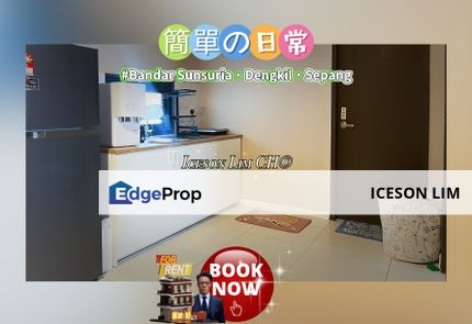 Available now ‼️Unit come with extra furnishings items ‼️, Selangor, Sepang