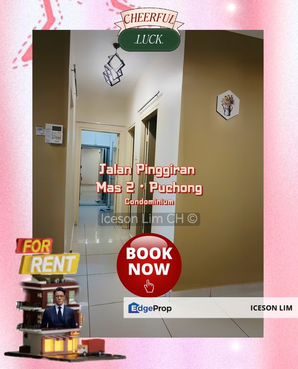 Available on March 2026 ‼️3 room 2 bath at Koi Suites Puchong ‼️, Selangor, Puchong