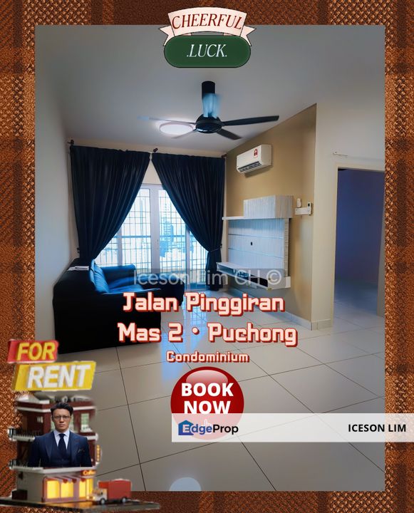 Available on March 2026 ‼️3 room 2 bath at Koi Suites Puchong ‼️, Selangor, Puchong