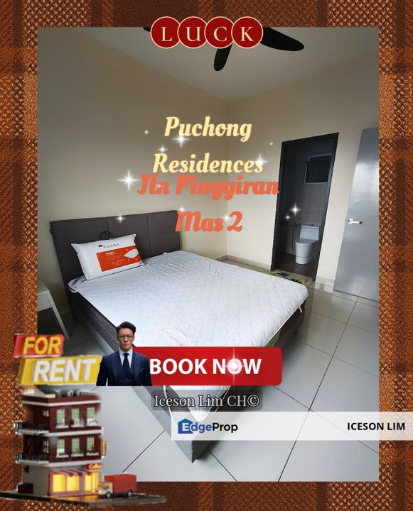 Available now ‼️3 room 2 bath fully furnished ‼️, Selangor, Puchong