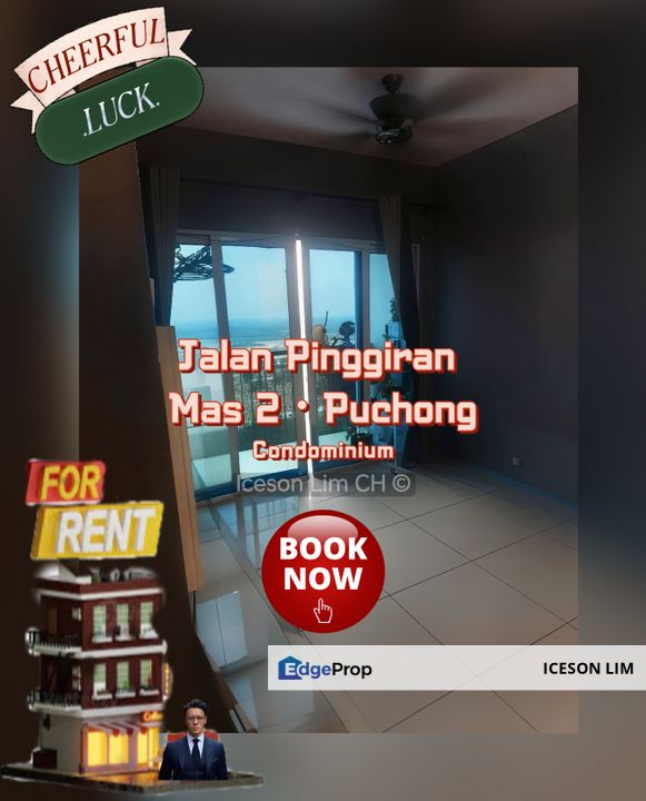 Available now ‼️Partly furnished ‼️3 room 2 bath at Koi Suites Puchong ‼️, Selangor, Puchong