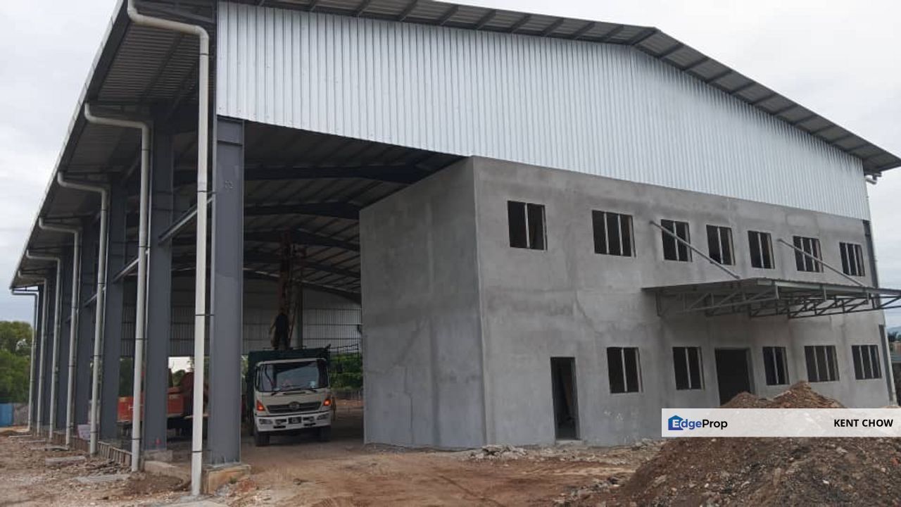 Industrial Land with New Factory Shed Ready for Immediate Use, Perak, Ipoh