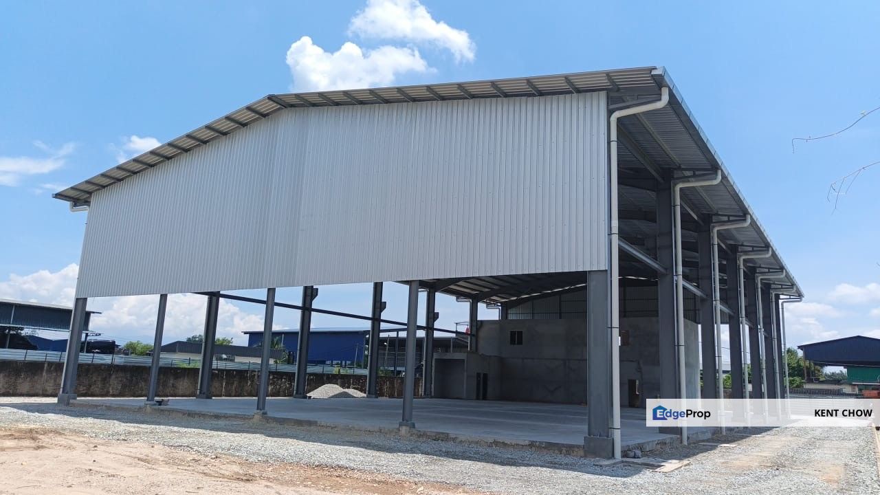 Industrial Land with New Factory Shed Ready for Immediate Use, Perak, Ipoh