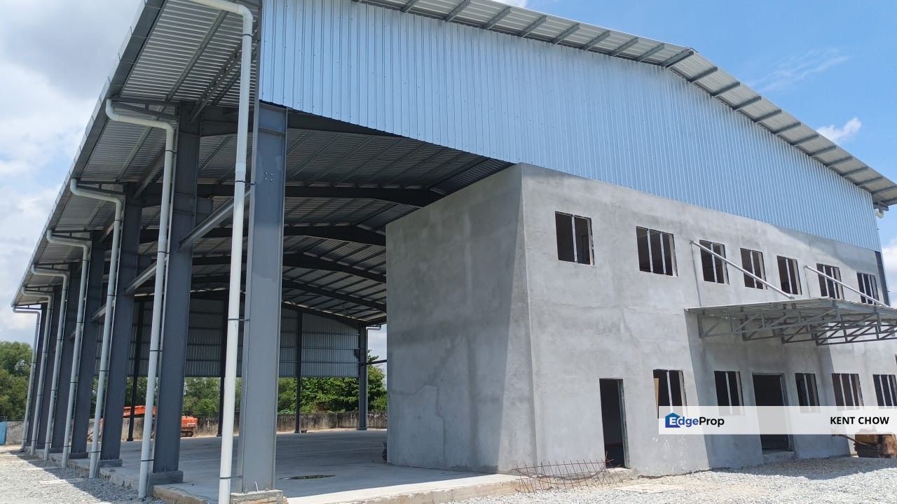 Industrial Land with New Factory Shed Ready for Immediate Use, Perak, Ipoh